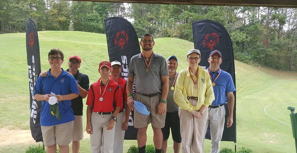 Golfers at the annual golf tournament